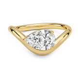 The Ophelia Ring-Pear Solitaire