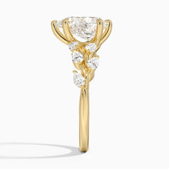 The Sophia Ring-Pear With Secret Garden