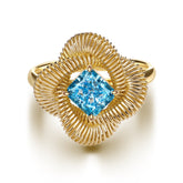 The Spark Ring-Radiant with Sculpture