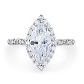 The Elise Ring-Marquise Halo