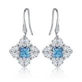 The Sinena Earring-Cushion with Marquise Cluster 2.0ct