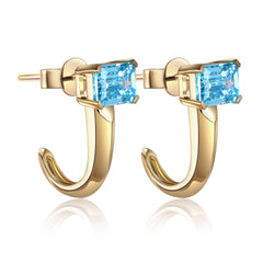 The Margot Earring-Radiant 2.0ct