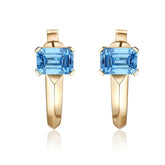 The Margot Earring-Radiant 2.0ct