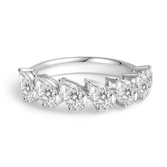 The Celestia Pear Seven-Stone Ring