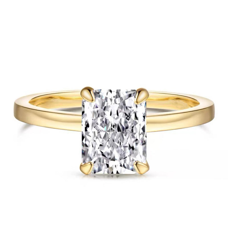 The Luise Ring-Radiant Solitaire 3.00ct
