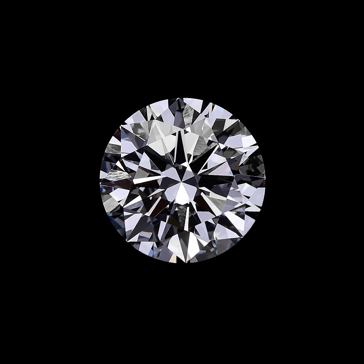 2.06 Carat Round Brilliant Diamond – D Color, VVS1, Premium White Diamond