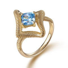The Spark Ring-Radiant with Sculpture