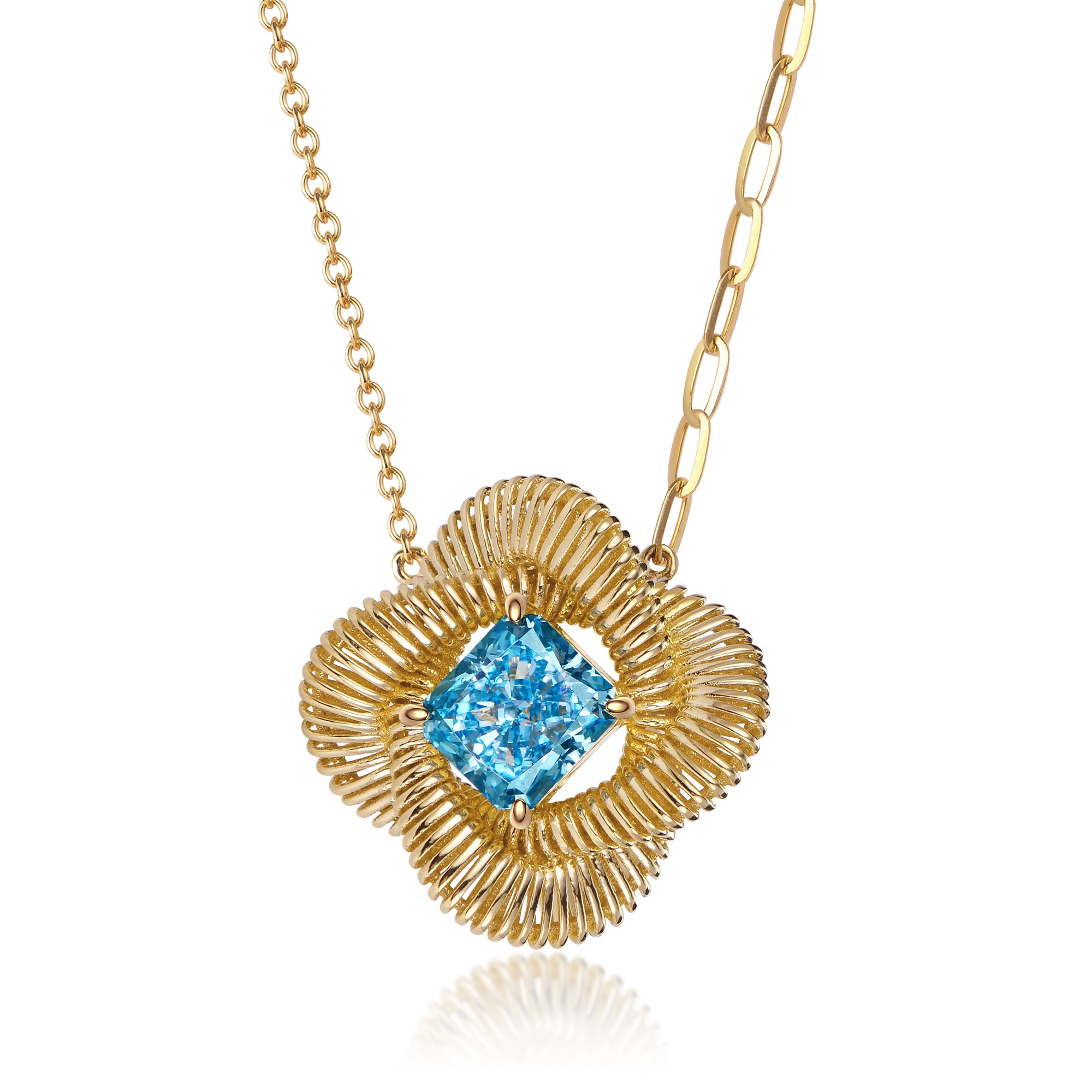 The Spark Necklace-Radiant 1.50ct