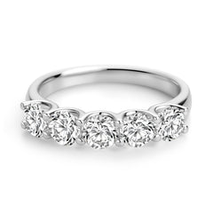 The Lumina Round Five-Stone Ring