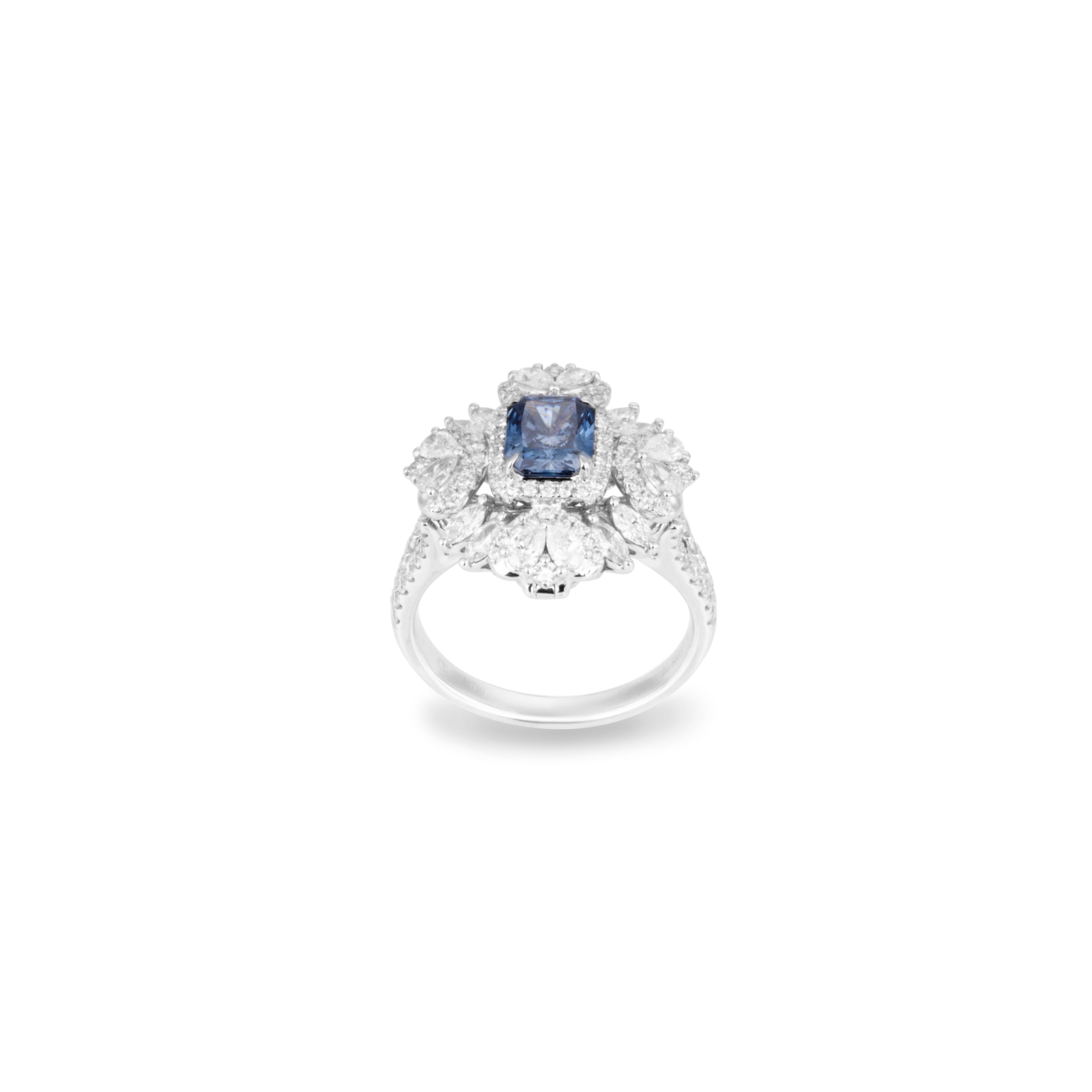 YUCAN Diamond- Lab Diamond  JoySelf 2.00ct/ 3.00ct / 4.00ct or 5.00ct Centre Diamond.