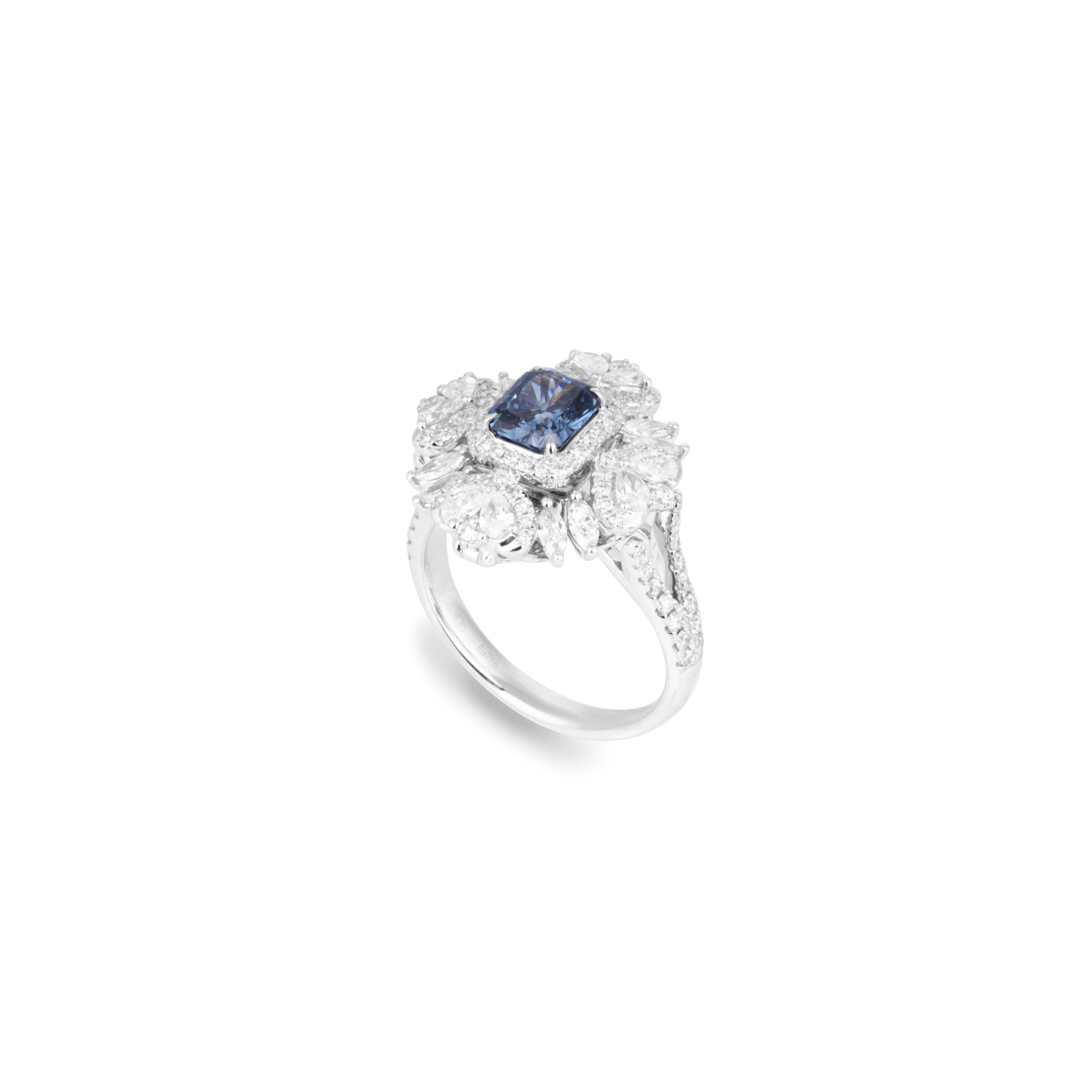 YUCAN Diamond- Lab Diamond  JoySelf 2.00ct/ 3.00ct / 4.00ct or 5.00ct Centre Diamond.