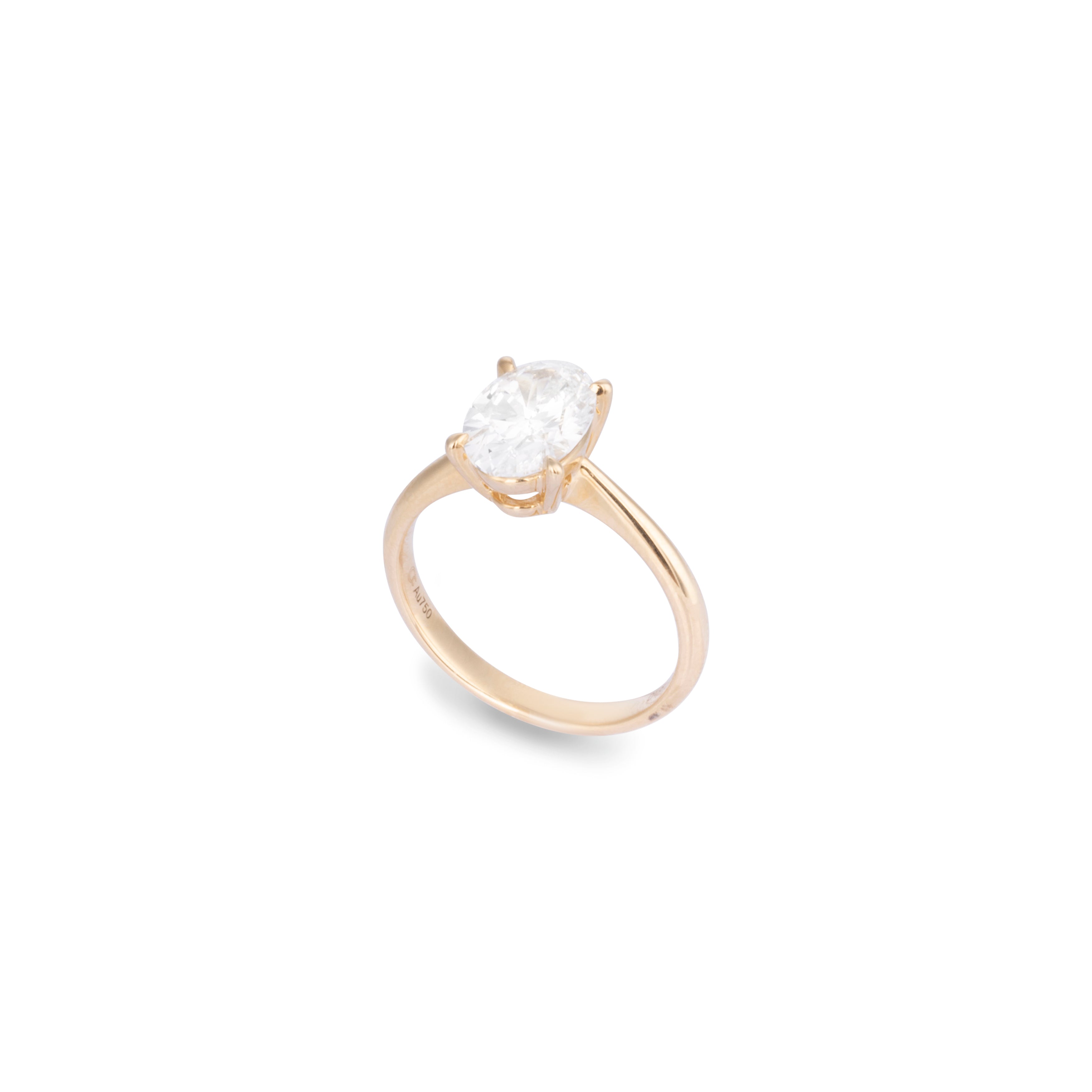 YUCAN Diamond- Lab Diamond  Engagement Ring 2.00ct/ 3.00ct/ 4.00ctor5.00ct  Centre Diamond.